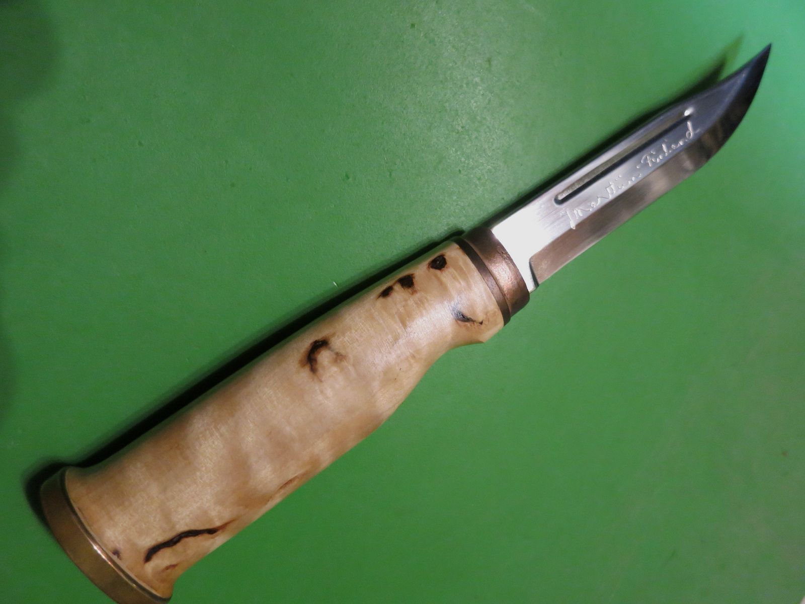 Marttiini commemorative millennium "2000", hunting knife in Lappish style, annual knife-