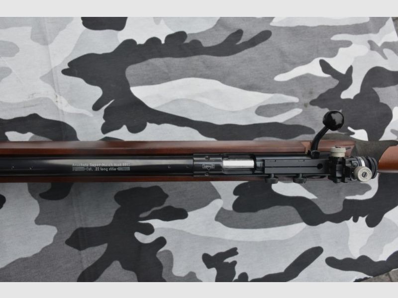 Einzelladerbüchse Matchgewehr KK-Gewehr Anschütz Super-Match Mod. 1913 Kal. .22 l.r., 1988, Top!