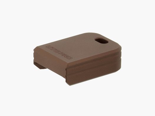 UTG PRO +0 Base Pad, SA XDm, Matte Bronze Aluminum