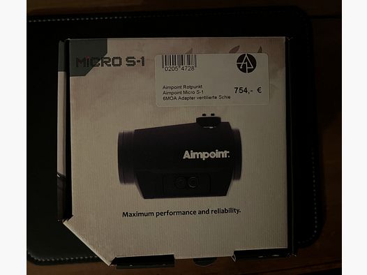 Visor de escopeta Aimpoint Micro S1 punto rojo