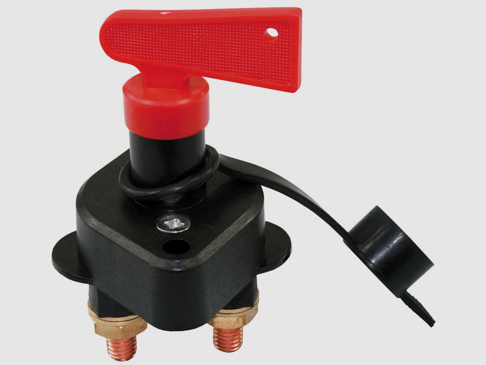 Emergency switch for horn winches