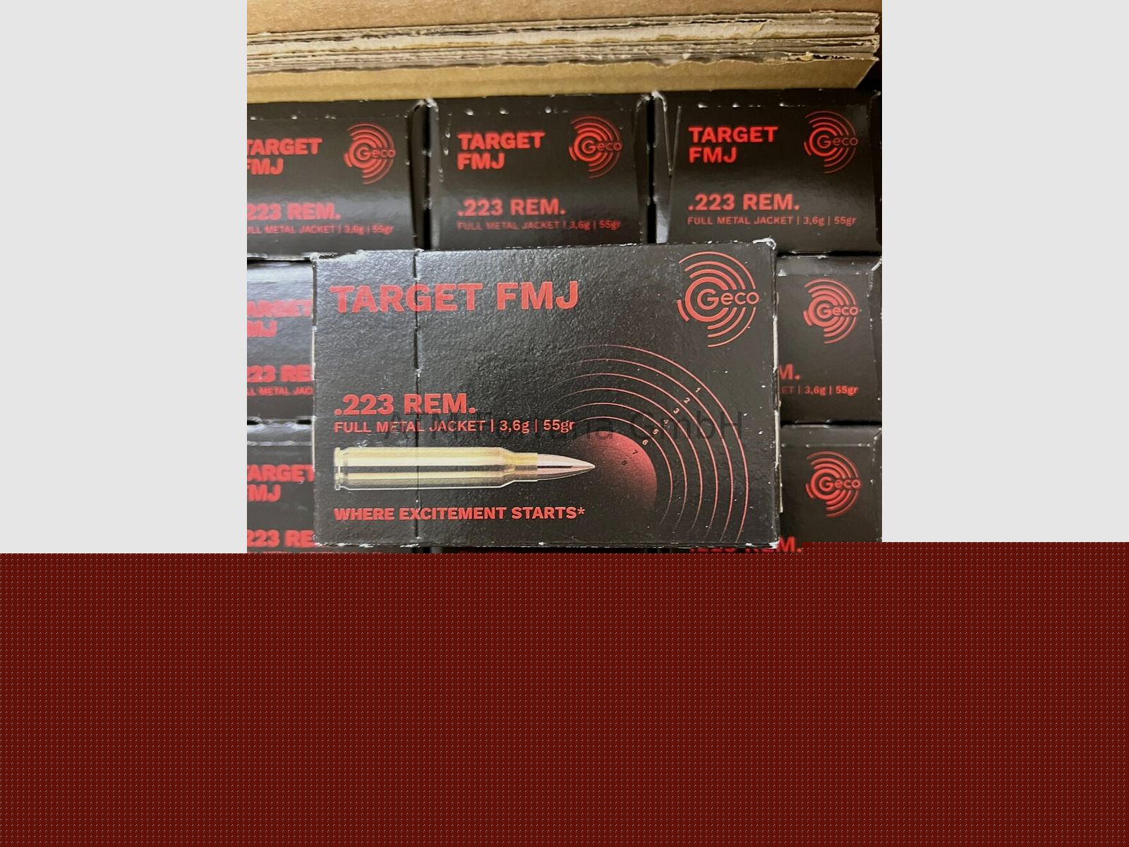 GECO Target .223 Rem. Vlm 3,6g/55grs.