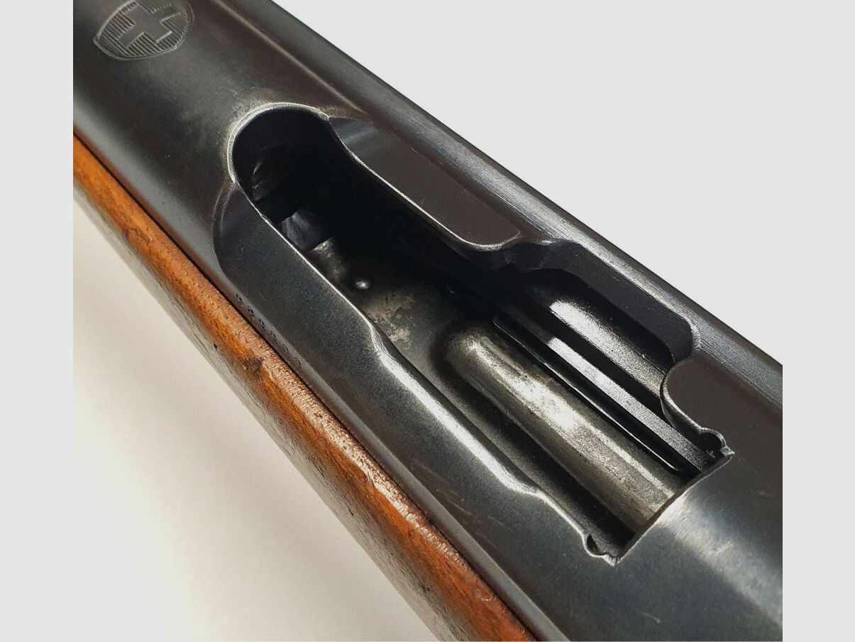 Bern Weapons Factory Repeating Rifle Bern Weapons Factory Swiss K31 Caliber 7.5x55 Swiss completely matching numbers + Hämmerli