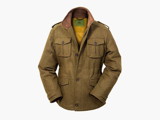 Veste de chasse "Wilderich" en loden, vert mousse