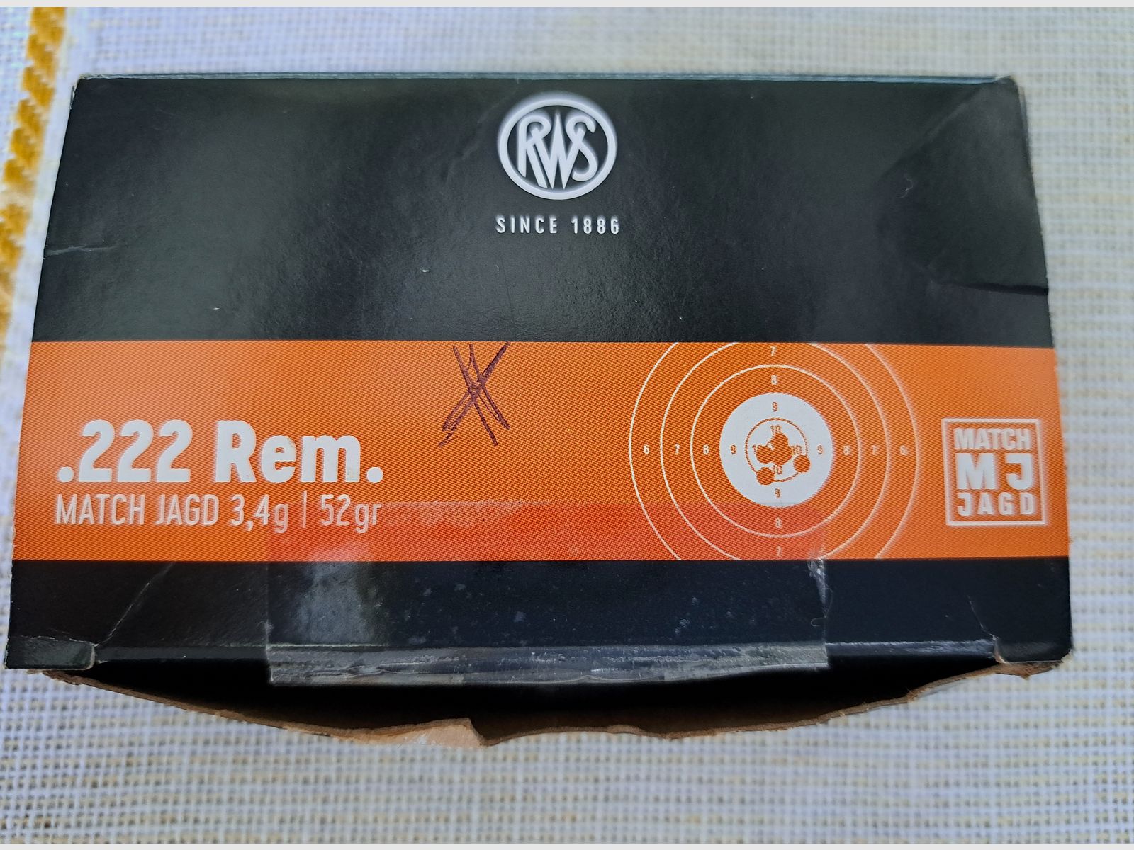 RWS .222 Rem. Match Jagd 3,4g/52gr