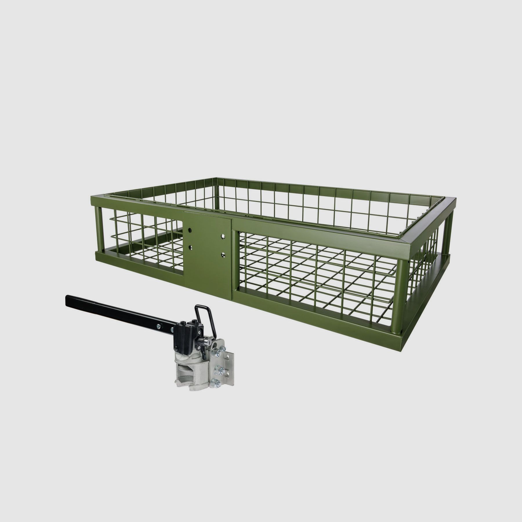 Porta posteriore 890x585x200 mm rivestito con attacco rapido pieghevole