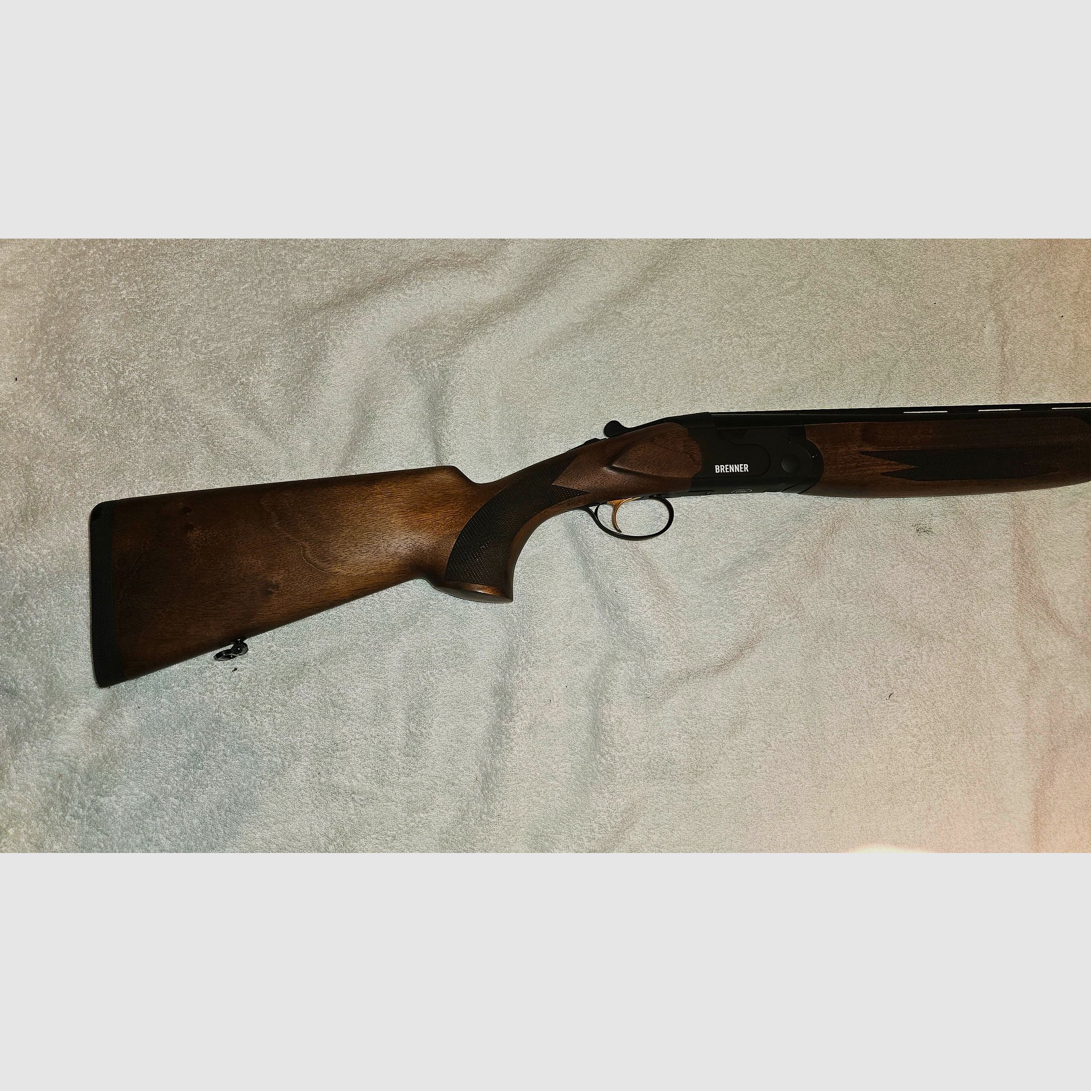 Brenner double-barrel shotgun BF18 caliber 12/76 barrel length 76cm