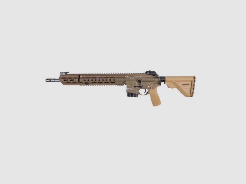 HECKLER & KOCH Selbstladebüchse Mod. MR223 A3 -16,5'' LANG .223Rem  Slim-Line Sand