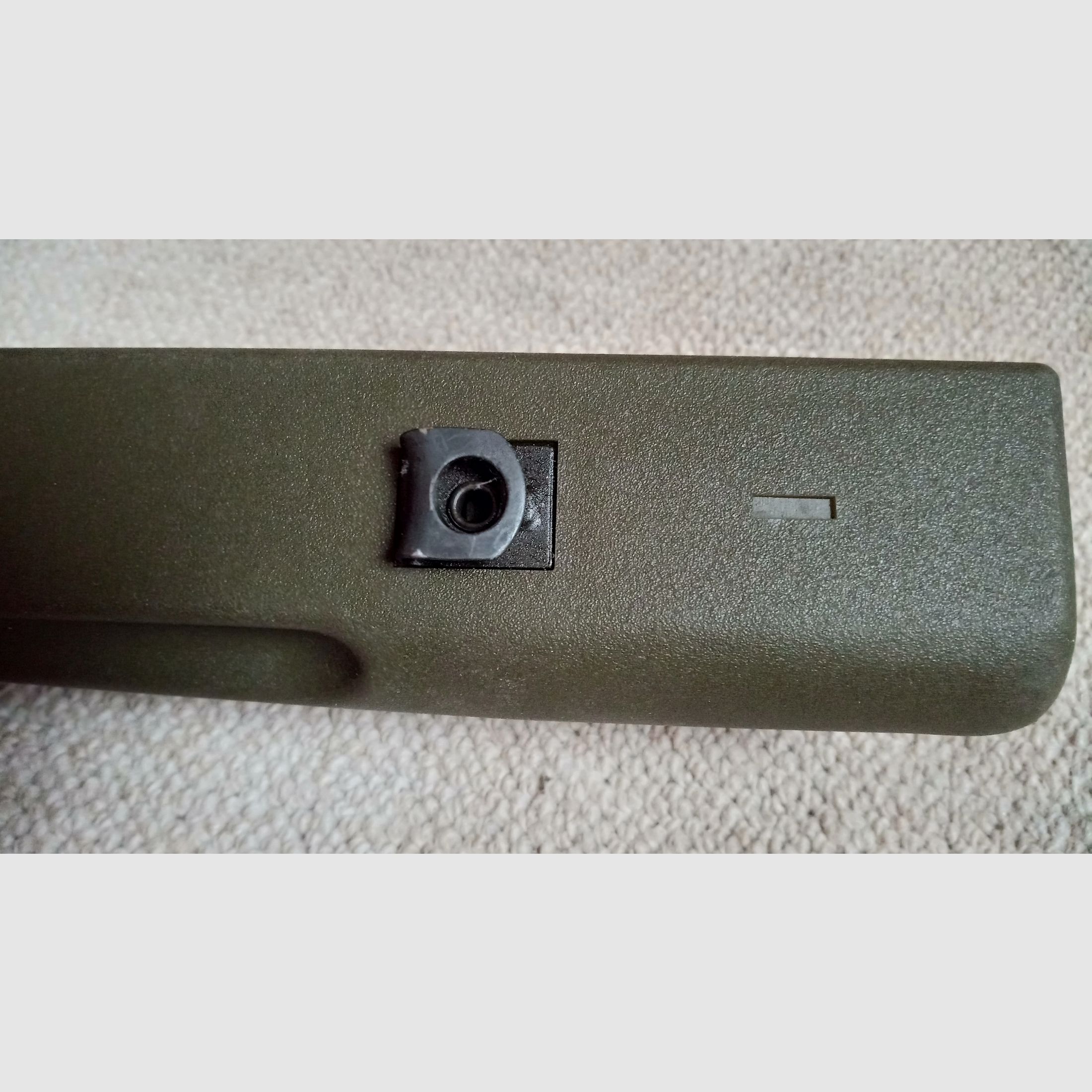 Seltener Original Trapezhandschutz für Zweibein und Griff Oliv-Grün ganzes Set für H&K G3A4 / G3 OD-green Wide Handguard + Grip