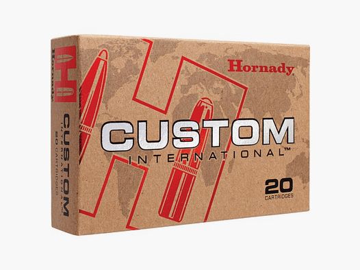 Hornady Custom International 8x57 IS 195GR InterLock SP 20 cartouches