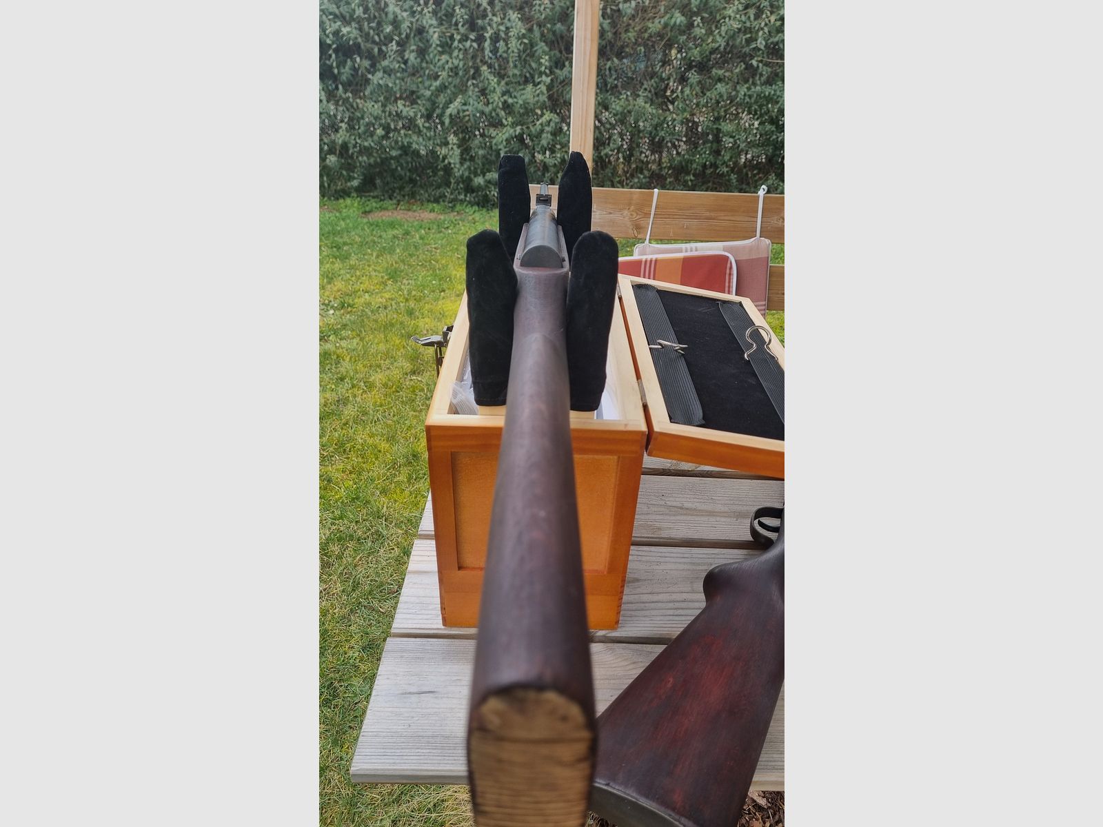 Haenel Suhl - Luftgewehr Doppelpack Kal. 45 mm - inklusive Zubehör
