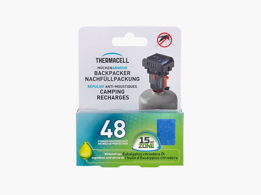 Thermacell Backpacker M-48 Ricarica 12 pezzi PT-19