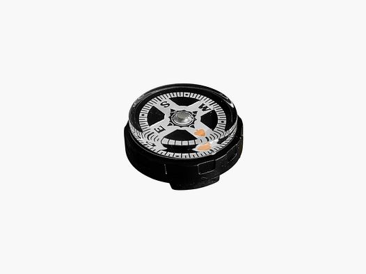 Bussola Virginia da orologio 3 cm nera