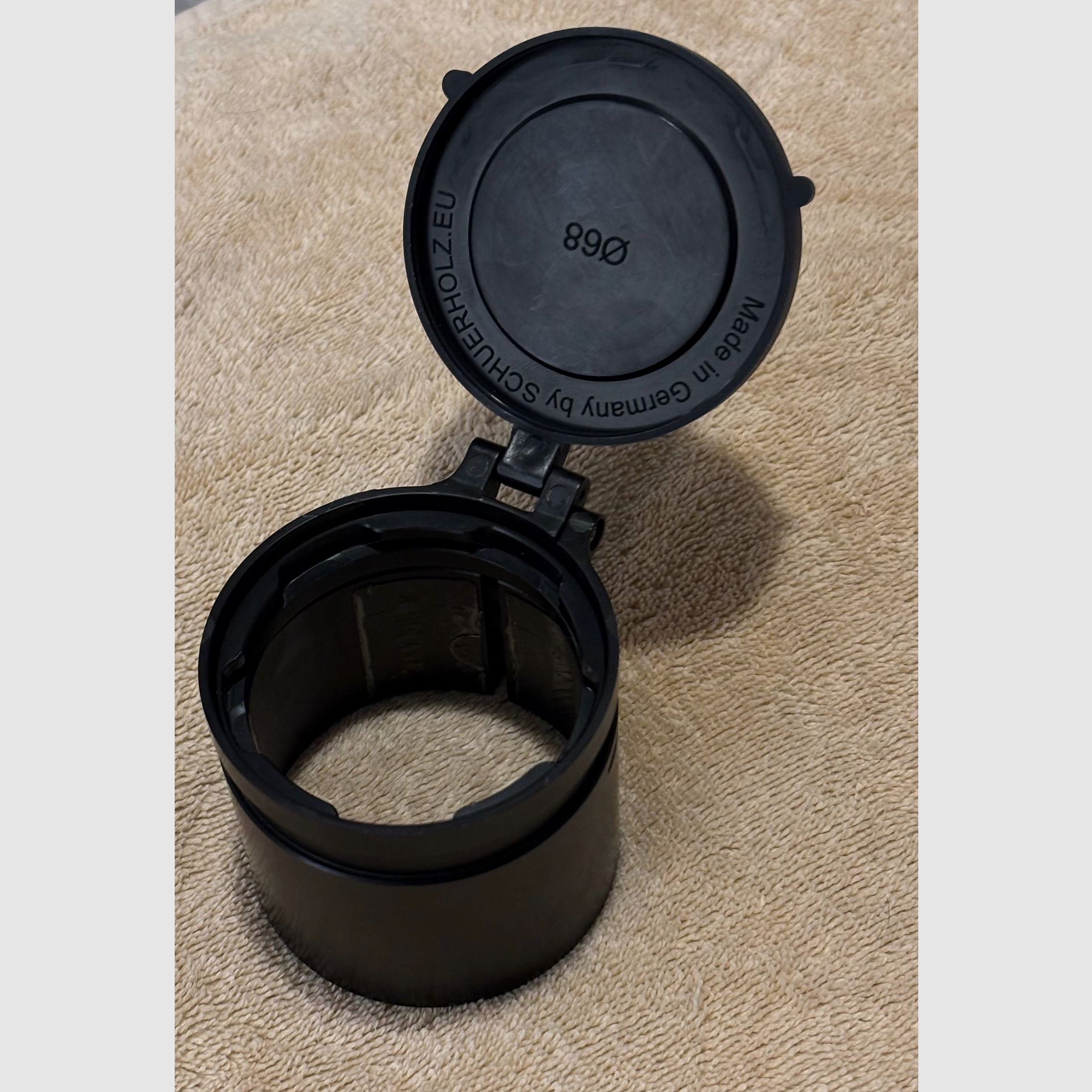 VENARI Duo-Conector / Duo-Cápsula de sujeción 65 mm incl. tapa de protección de objetivo