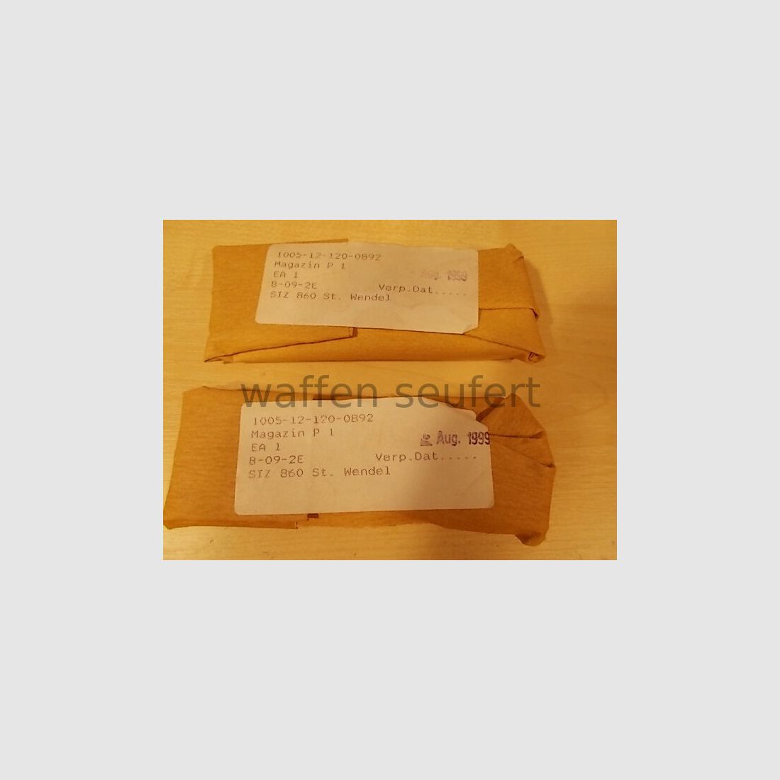 Walther P38 Set 2 Magazine 9mmL Bundeswehr packed