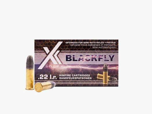 shoXx Blackfly 50 Schuss .22lr Kleinkalibermunition