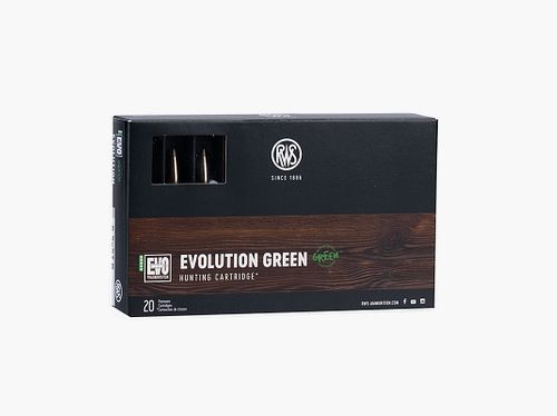 RWS 6,5X57R Evolution Green 6,0gr./93gr Cartuchos de rifle sin plomo