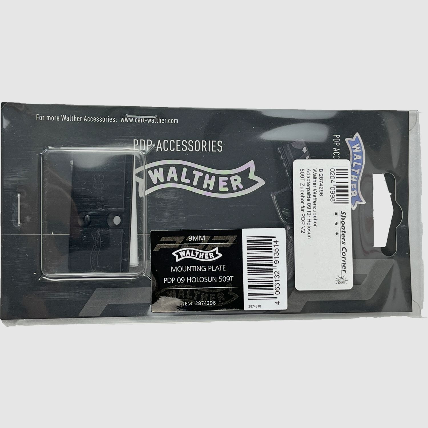 Walther Adapterplatte 09 für Holosun 509T PDP V2