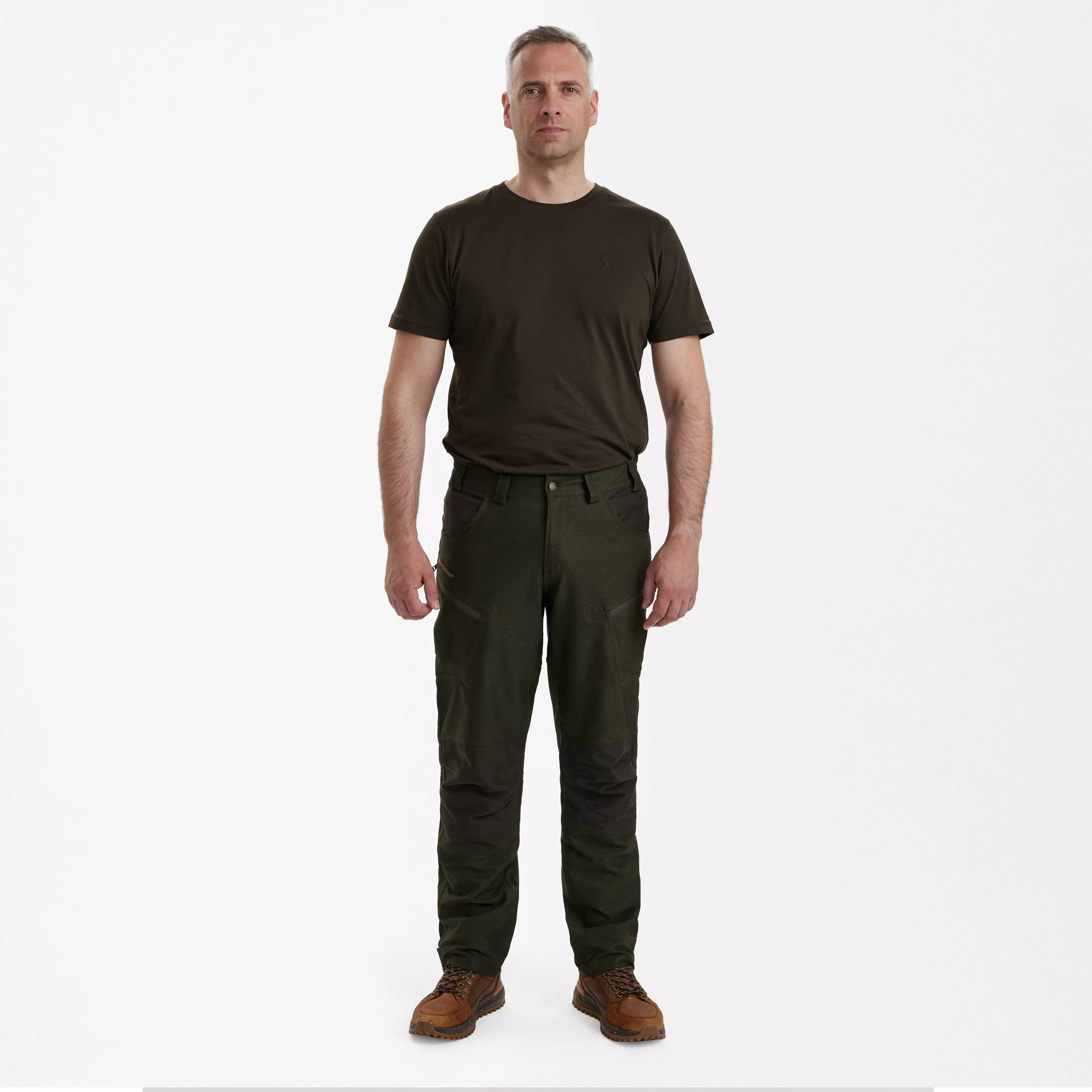Chasse Trousers - Olive Night melange, Bild 3 von 5