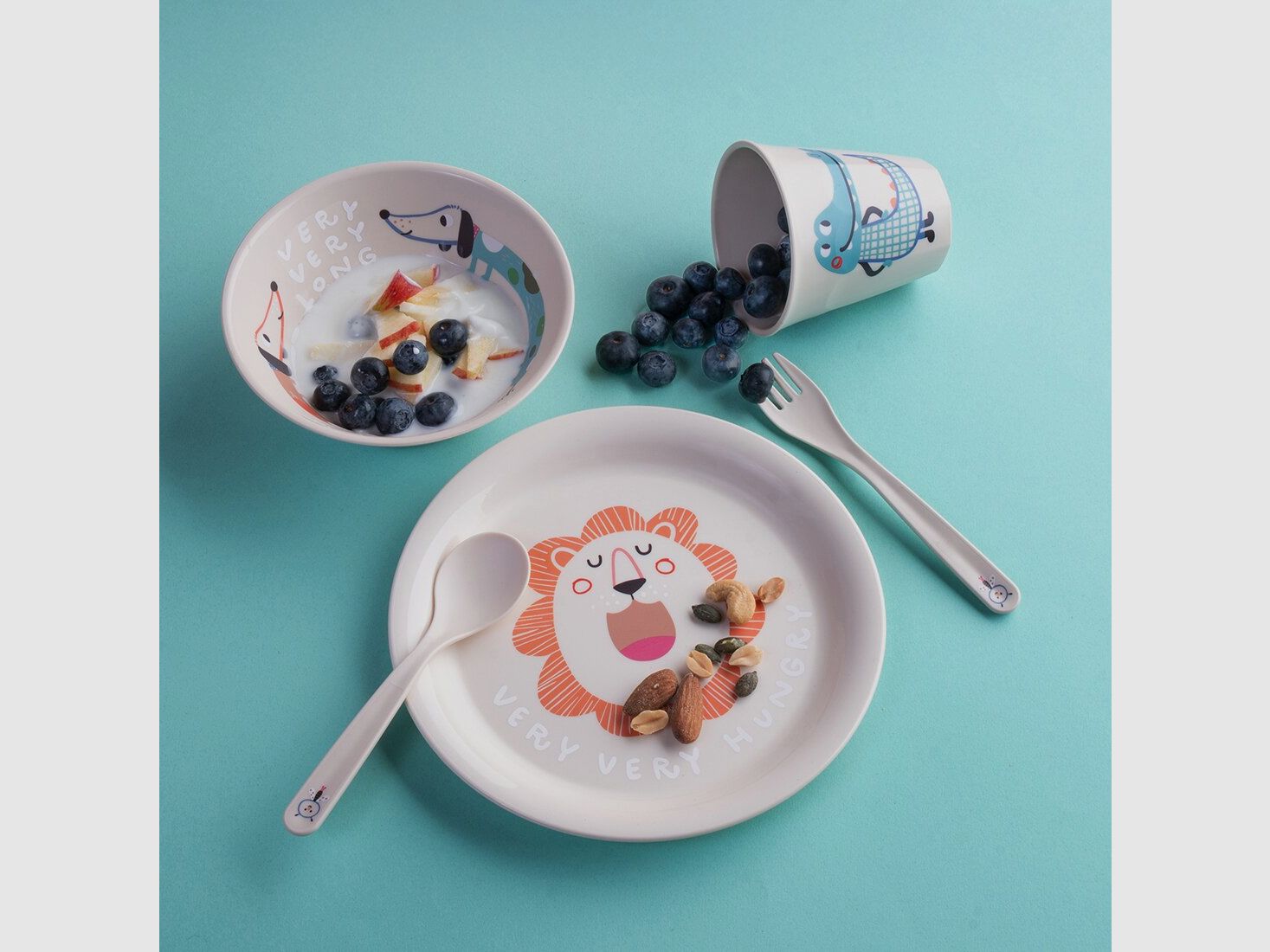 Children's Dinnerware Very at Home 4-Piece Set, image 1 of 3