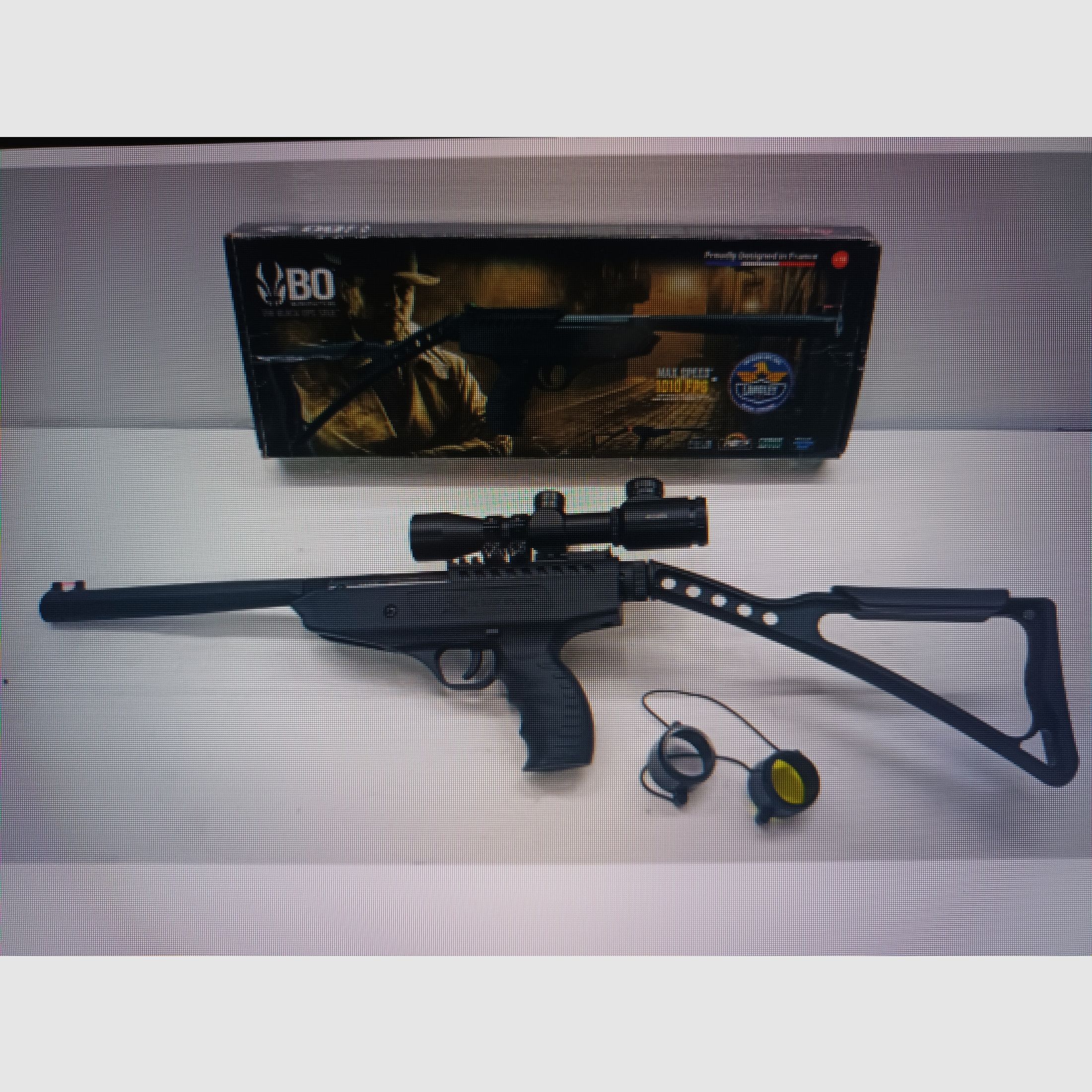 BO Langley Pro Sniper __ OVP__ Scope 4x32EG __ Air pistol Cal 4.5mm (.177) __ SINGLE-SHOT Air rifle, image 1 of 4