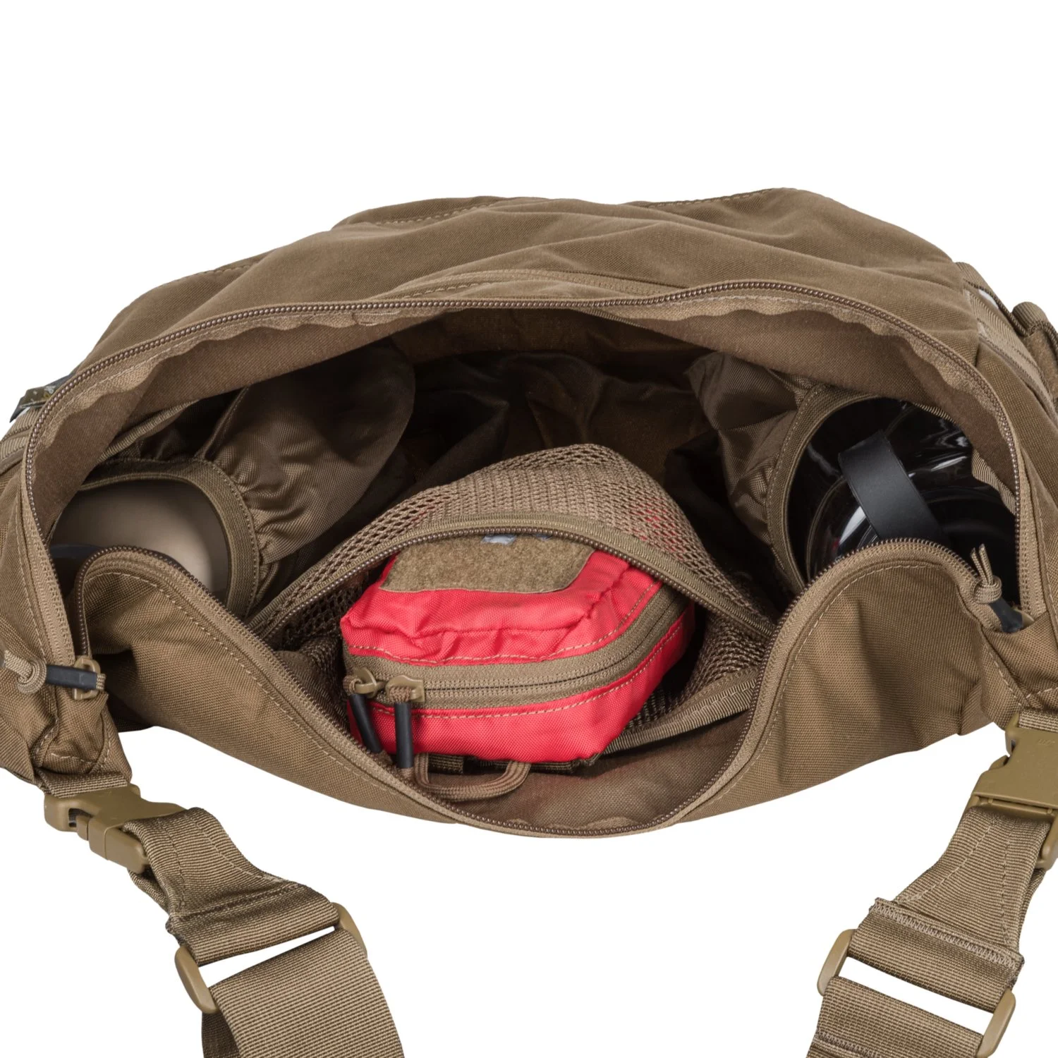 Borsa da bushcraft HELIKON Bushcraft Satchel - Cordura - Earth Brown/Clay A - One Size, immagine 8 di 20