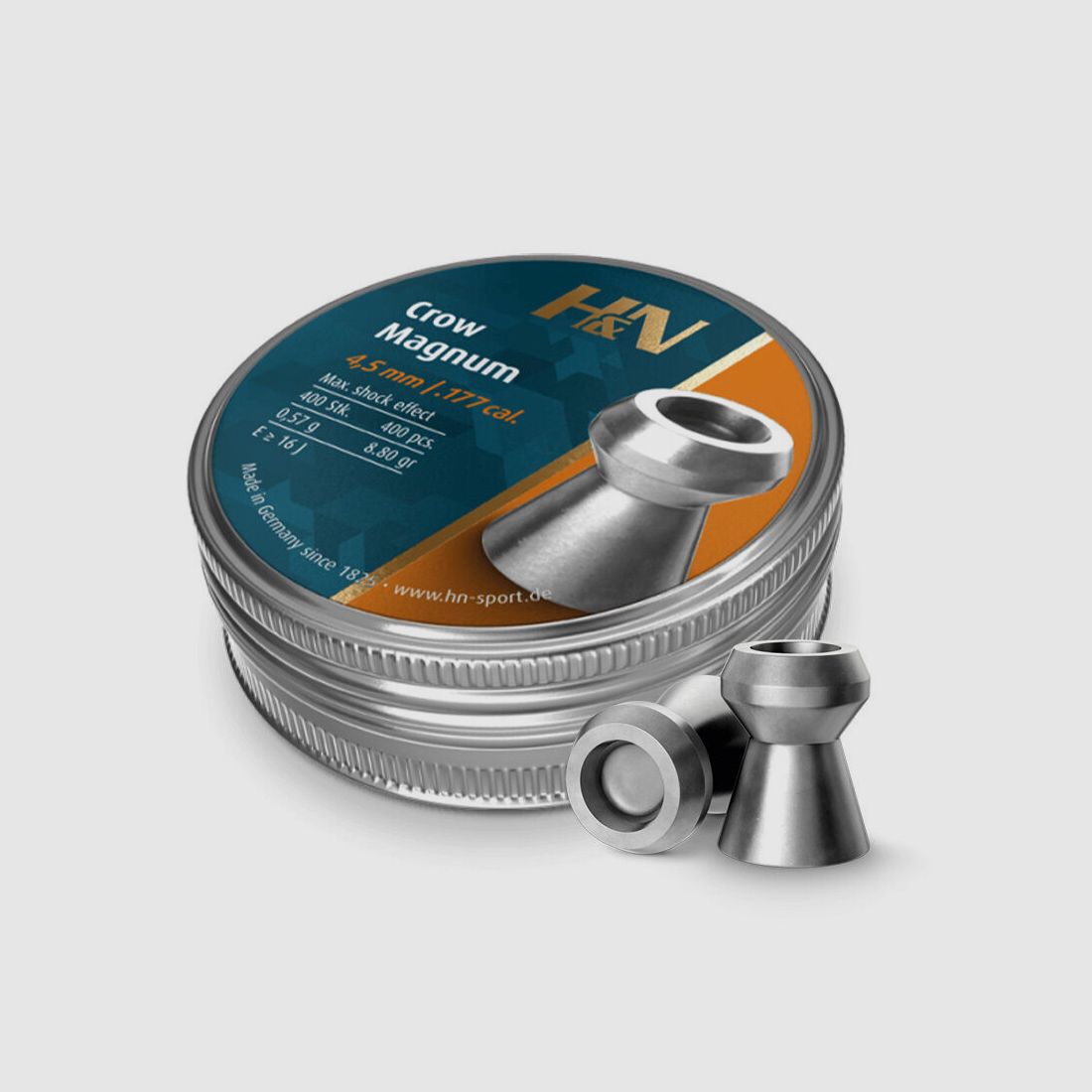 H&N Crow Magnum Hohlspitz Diabolos 4,5mm / 0,60 g / 400 Stk