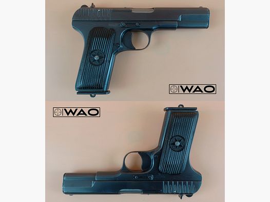 Tokarev TT-33, Cal. 7,62 x 25mm *sin marcaje ni estampado - muy raro*