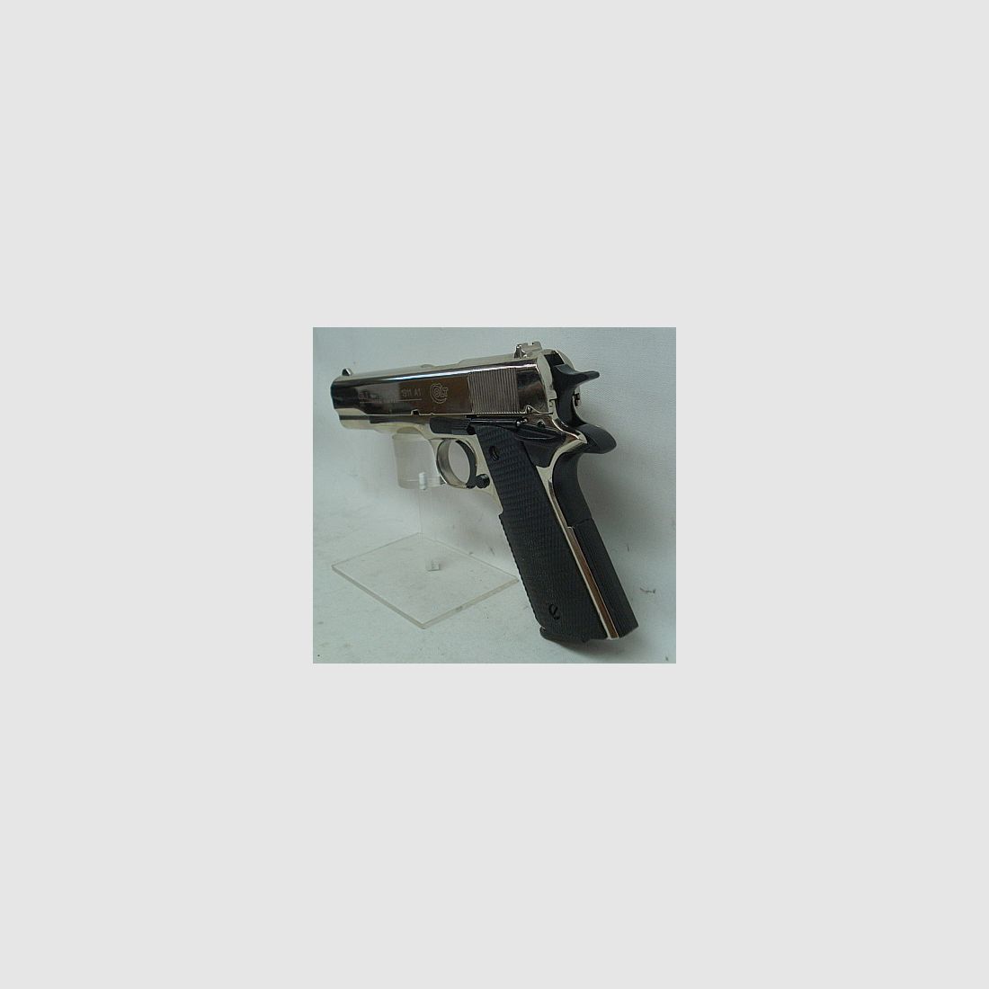 Government 1911 A1 - Kal.9mmP.A.K., Polished Chrome