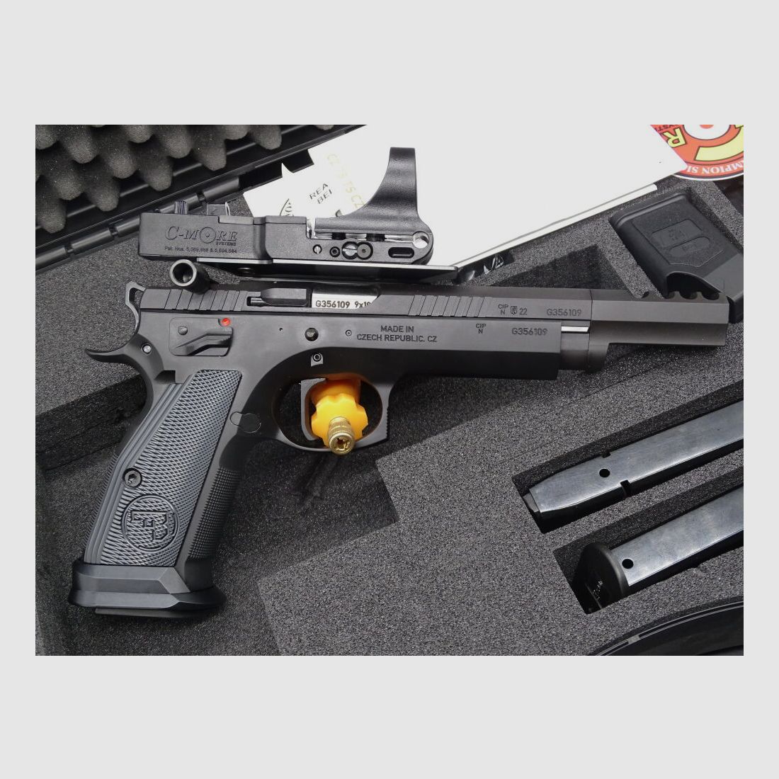 CZ Czechmate 75 TS Open mit Pointer C-M RE Kaliber 9mm Luger 75 TS Czechmate Open