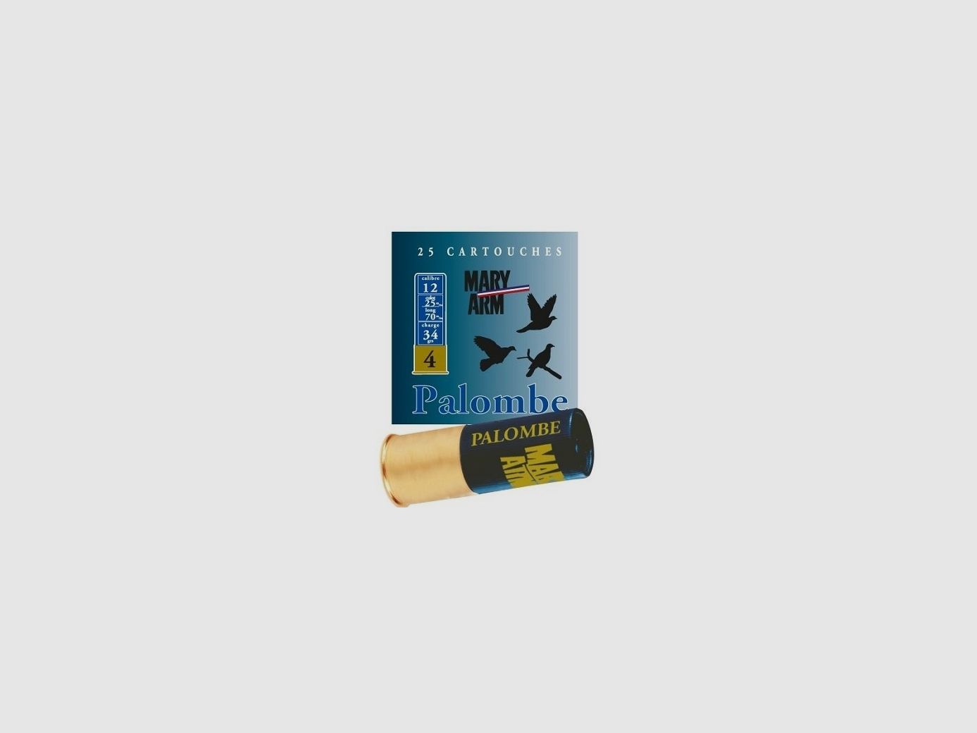 Mary Arm Palombe patronen kal. 12/70 34 gr