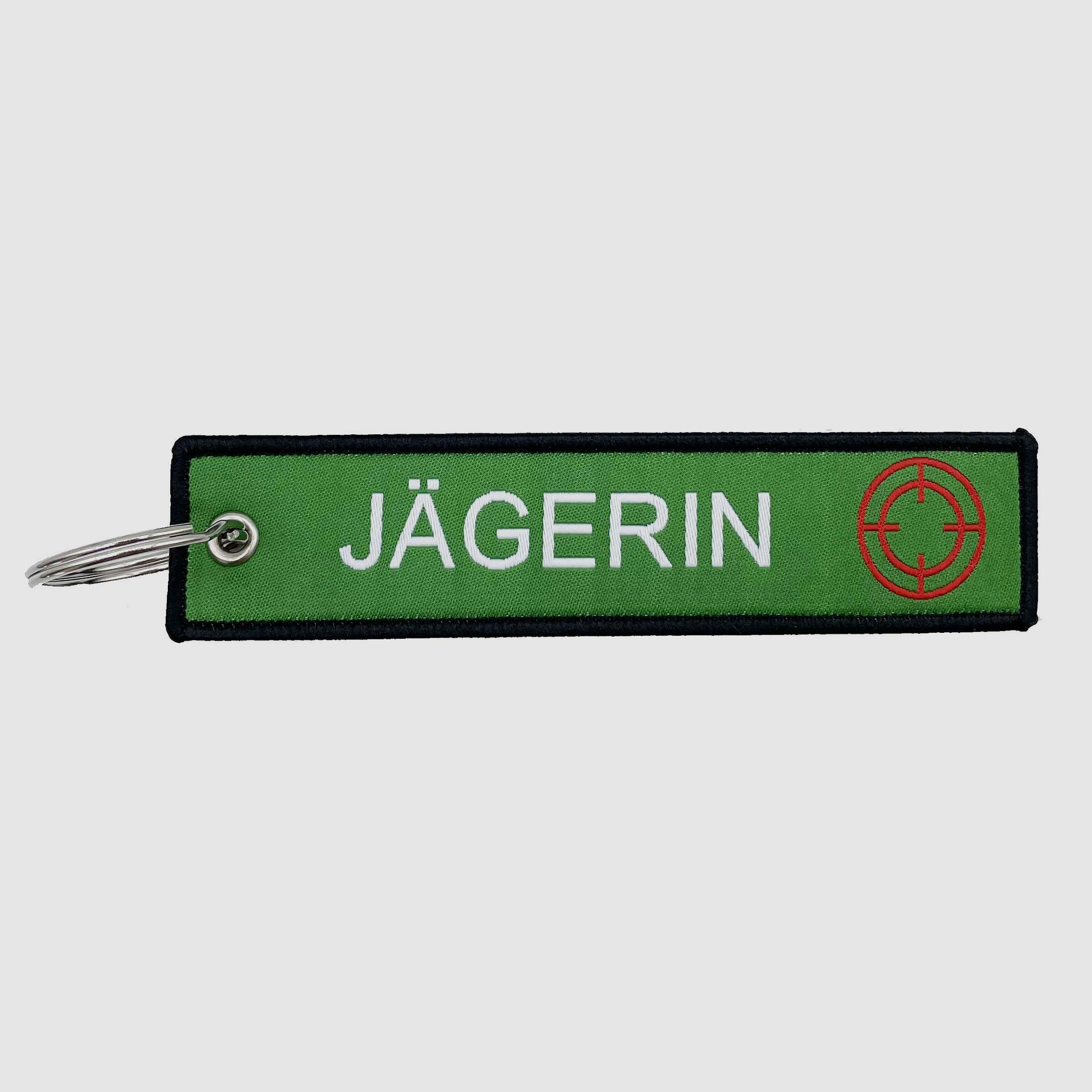 Jägerin Schlüsselanhänger - Grün