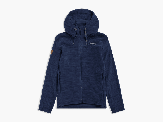 Bergans Hareid Fleece Hood Jacket Men Navy Blue XL