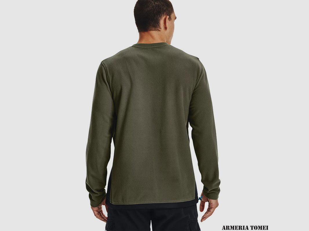 UNDER ARMOUR – MEN – COLDGEAR® INFRARED UTILITY Shirt Marine OD Green / Black – 390, image 4 of 4