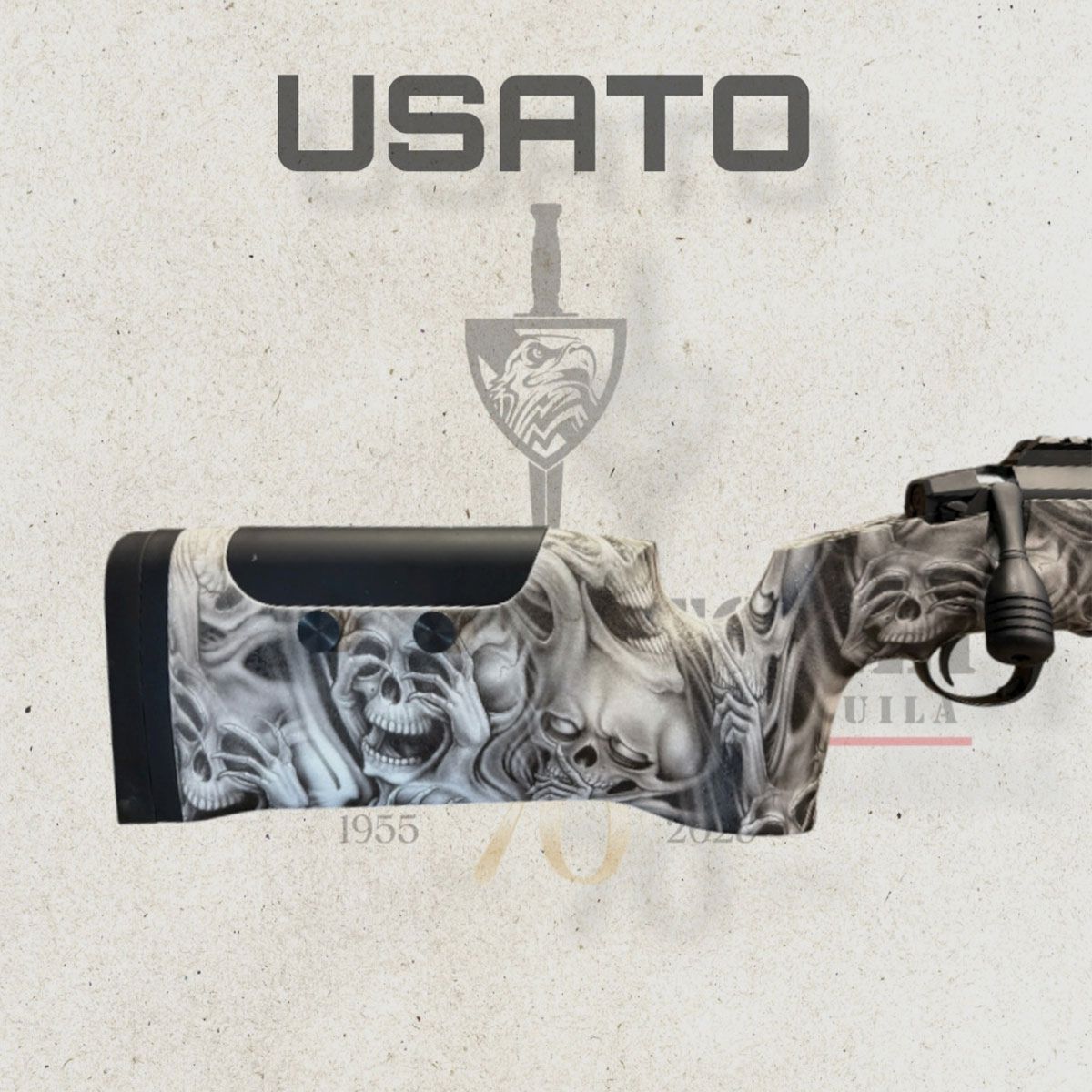 USED – RIFLE – SABATTI MOD. TLD WHITE FLUTED cal. 308 Win, image 2 of 7