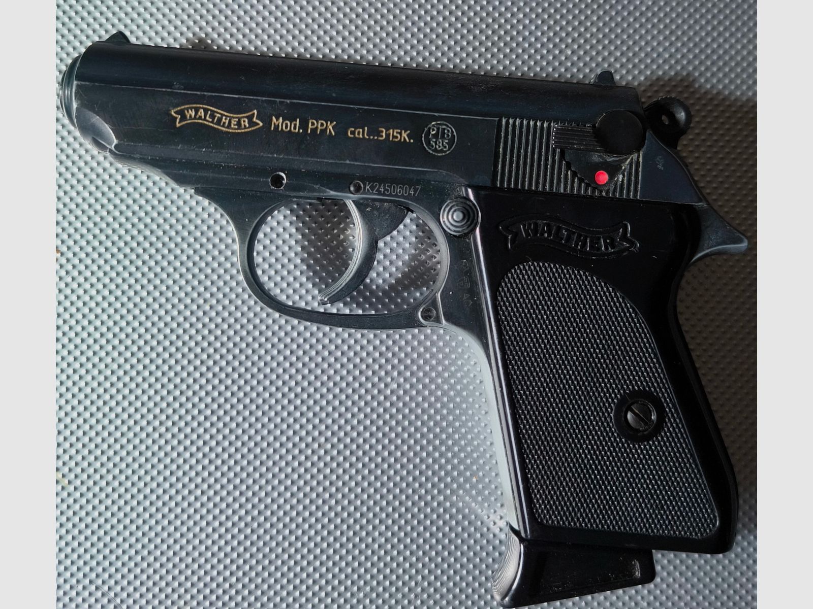 Walther PPK, kaliber 315K, gebruikt, beschuss 2002