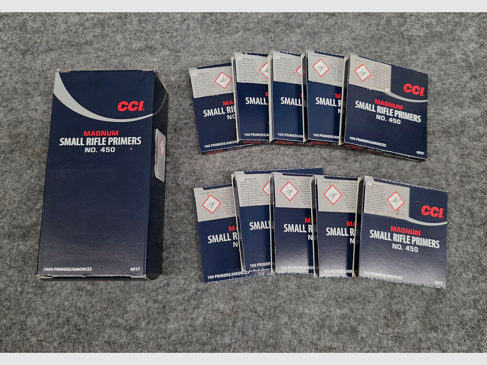 Reloading primers CCI 450 Magnum small rifle primers No. 450