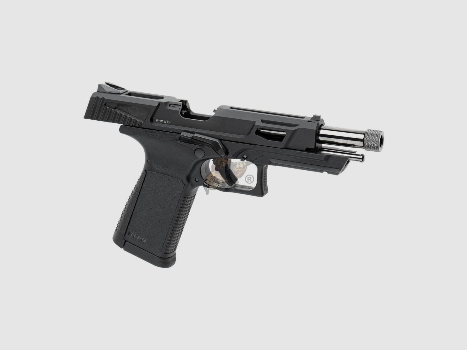 GTP9 MS CNC Glissière Métallique Gaz Blow Back Noir Airsoft Libre à partir de 18 - GBB - F | G&G