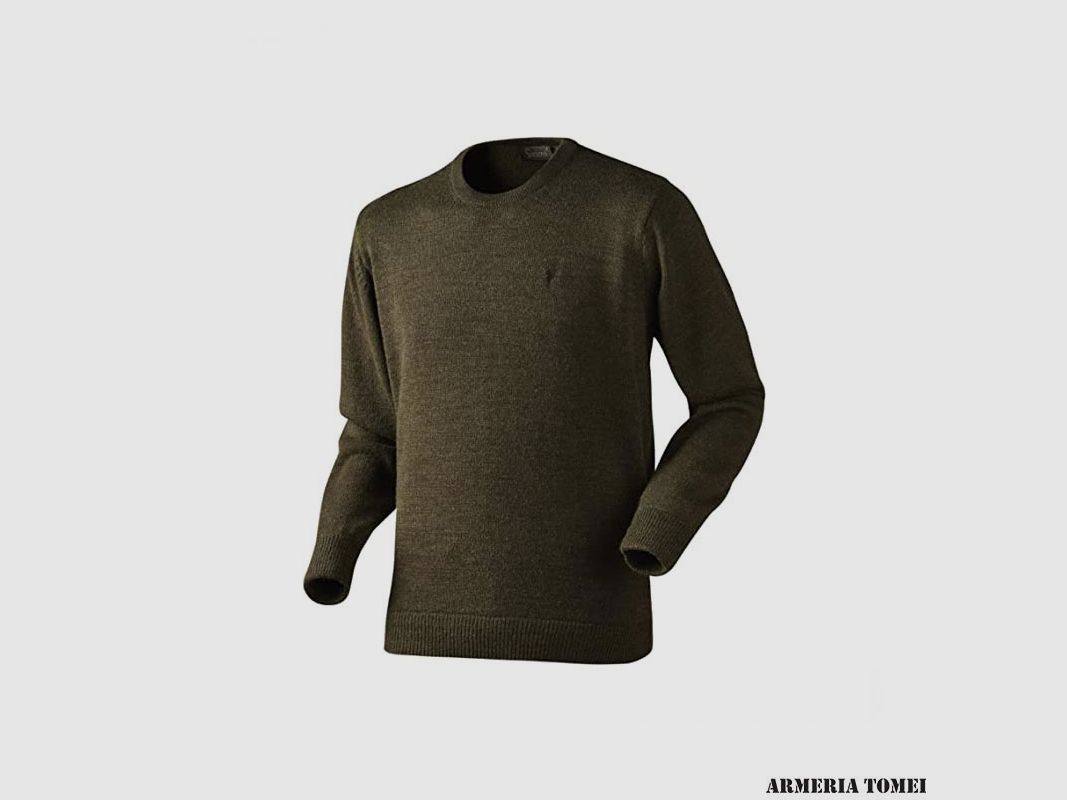 SEELAND – PULLOVER READING ROUND NECK FAUN BROWN MELANGE, image 1 of 2