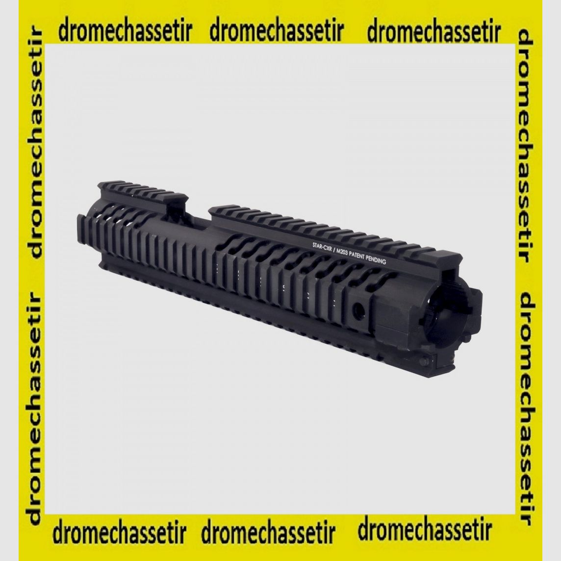 Handschutz 4 Schienen Picatinny SAMSON STAR EXR 30,5 cm mit Visierdurchlass