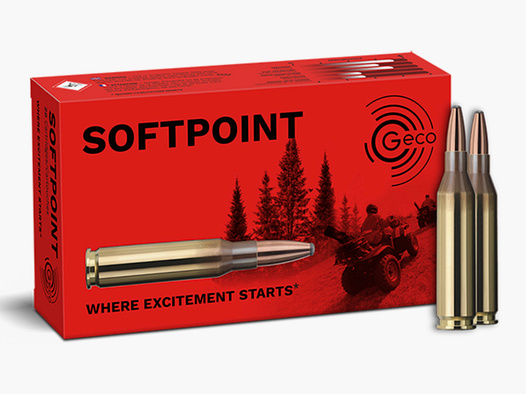 GECO .243 Win. SOFTPOINT 6,8g munición de rifle 20 unidades.