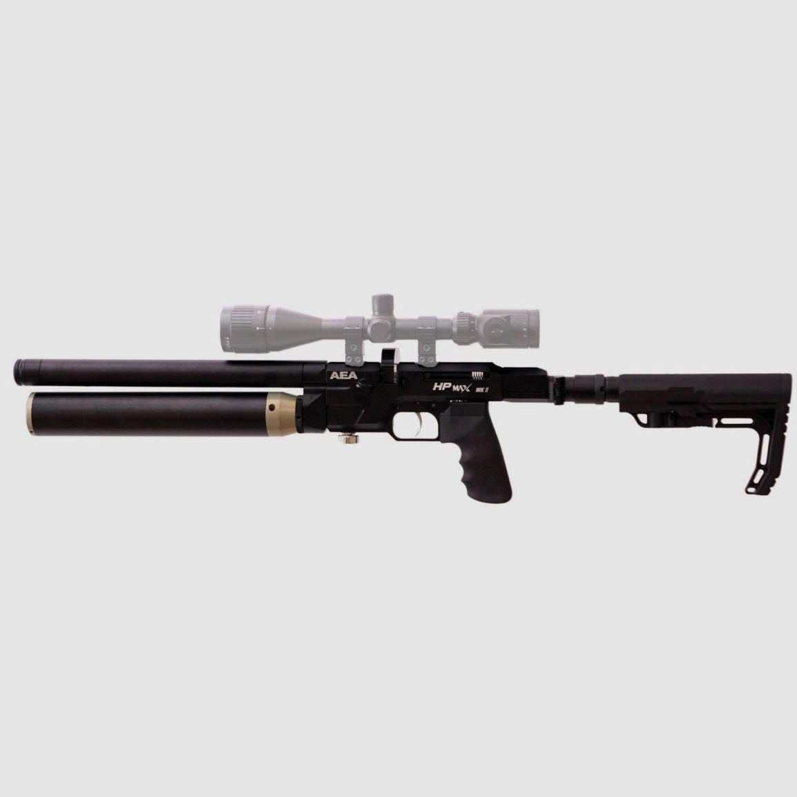 PCP Luftdruckgewehr HP MAX II mit viel Zubehör
