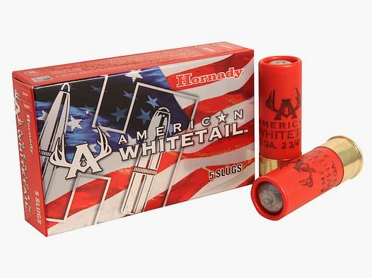 Hornady American Whitetail .12/70 28g Slug 5 Patronen