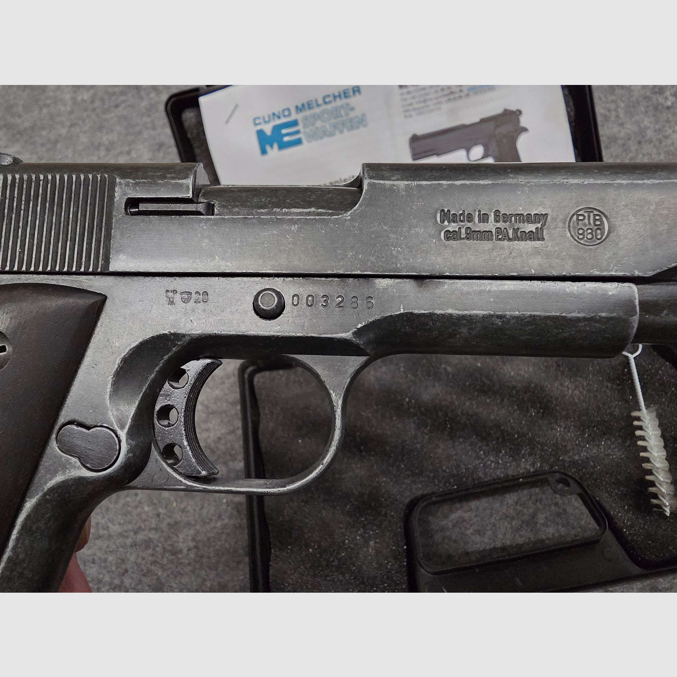 Colt ME 1911 Sport gebruikt Uiterlijk Kaliber 9mm PAK Schreckschuss SRS
