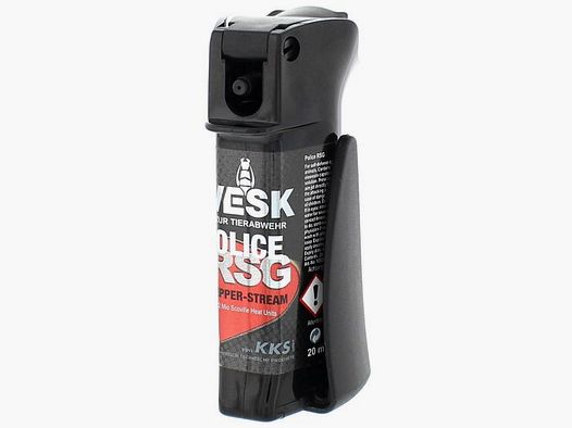 KK Security VESK-RSG POLICE jet large 20 ml spray au poivre