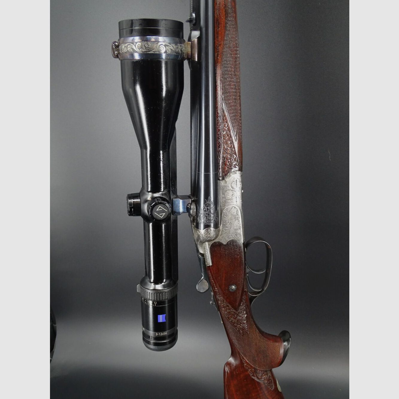 Bock / Doppelbüchsdrilling Sauer & Sohn 7x57R 8x57IRS 5,6x52R 2x Zeiss HT Sammlungsauflösung