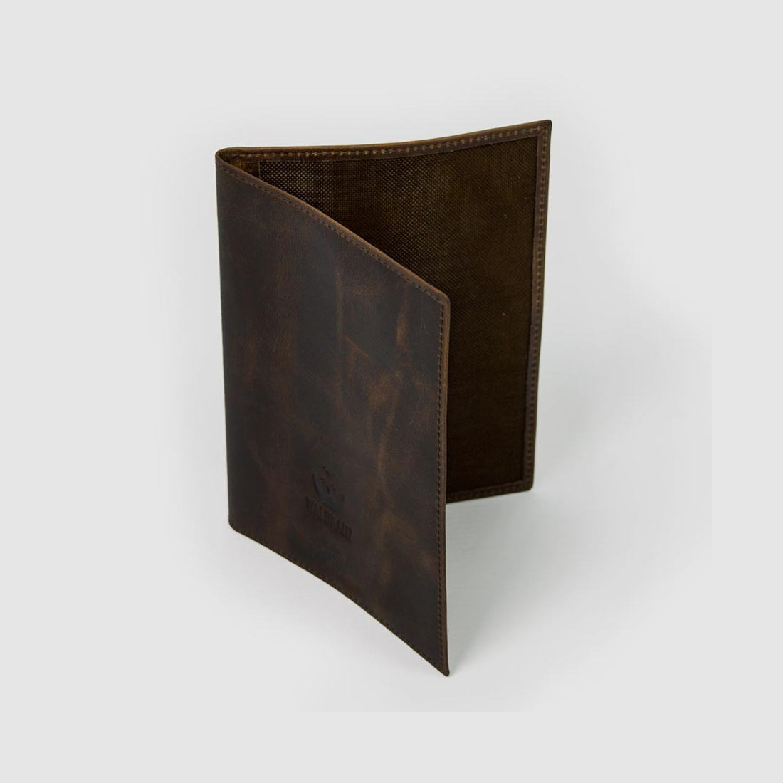 Hunting license case, leather