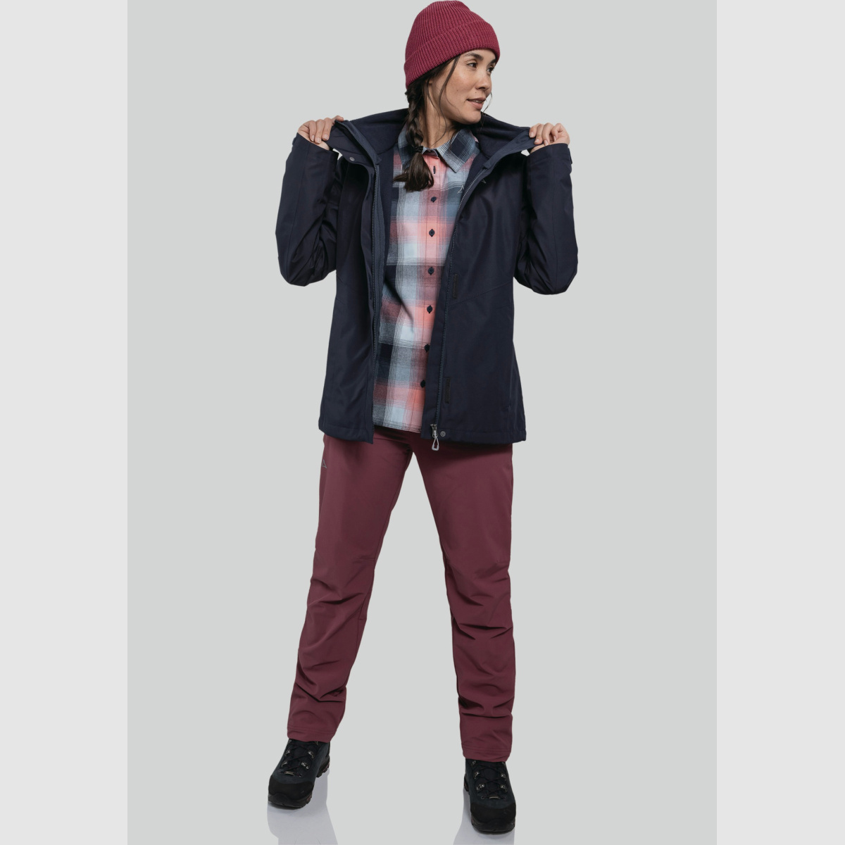 SCHÖFFEL Hiking 3in1 Jacket Style Okere WMS Navy