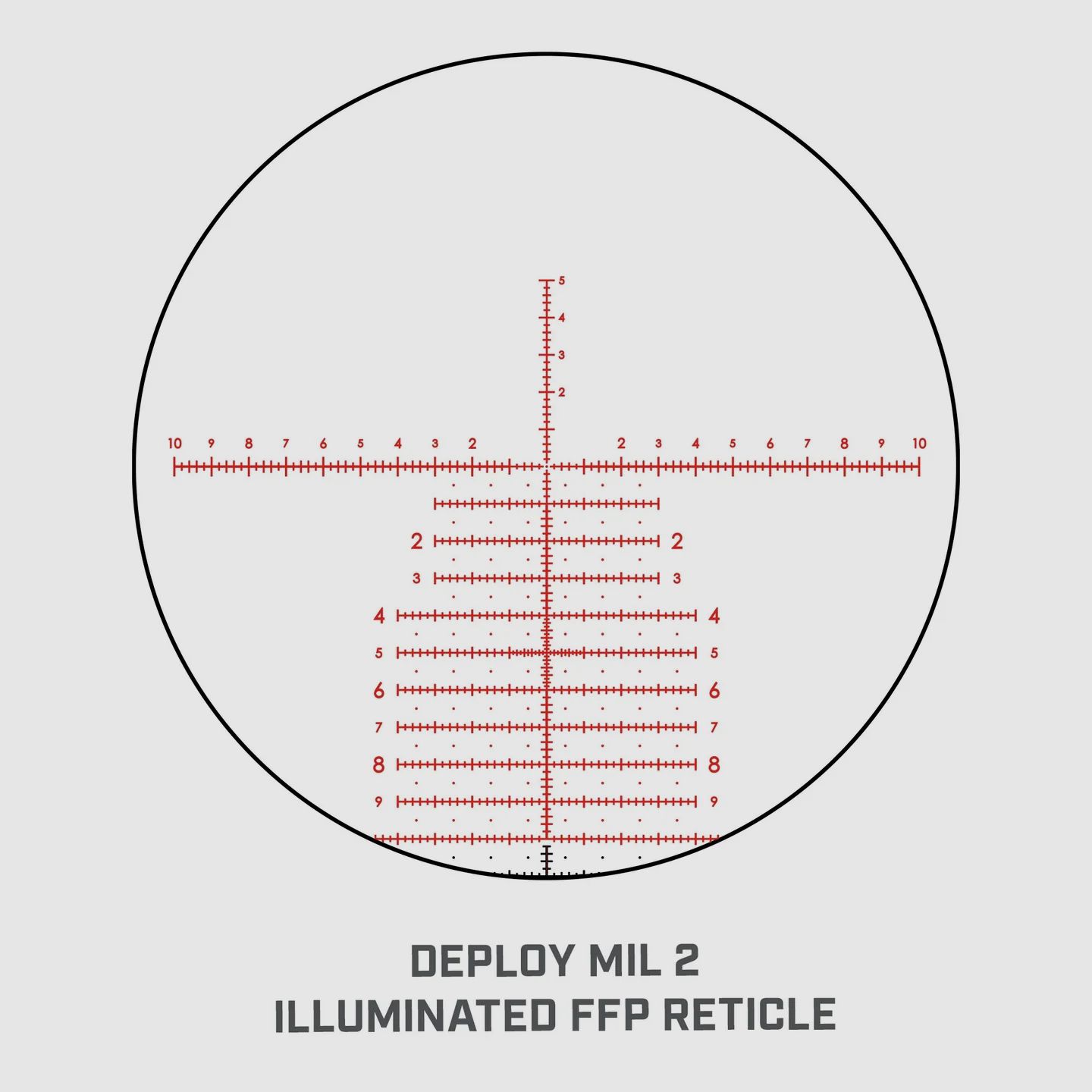 Bushnell Match Pro ED 5-30x56 lunette de tir – Réticule Deploy MIL2 MRAD FFP