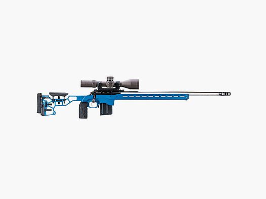 MDT ACC Chassis System Tikka T3, T3x, T1x SA RH Blue